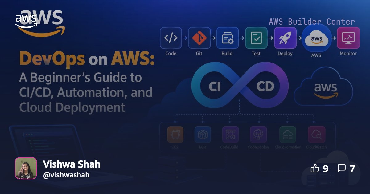 DevOps on AWS: A Beginner’s Guide to CI/CD, Automation, and Cloud ...