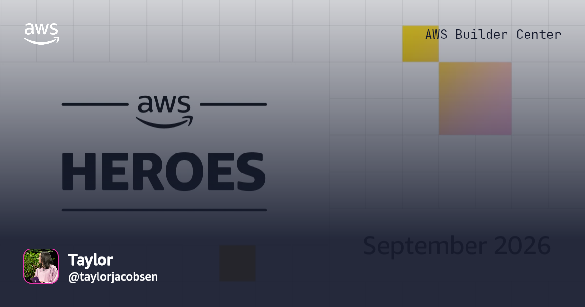 Three leaders join AWS Heroes program for community contributions