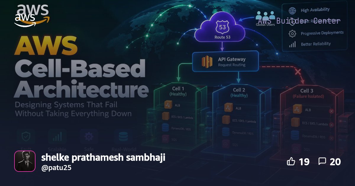 AWS Cell-Based Architecture: Designing Systems That Fail Without Taking ...
