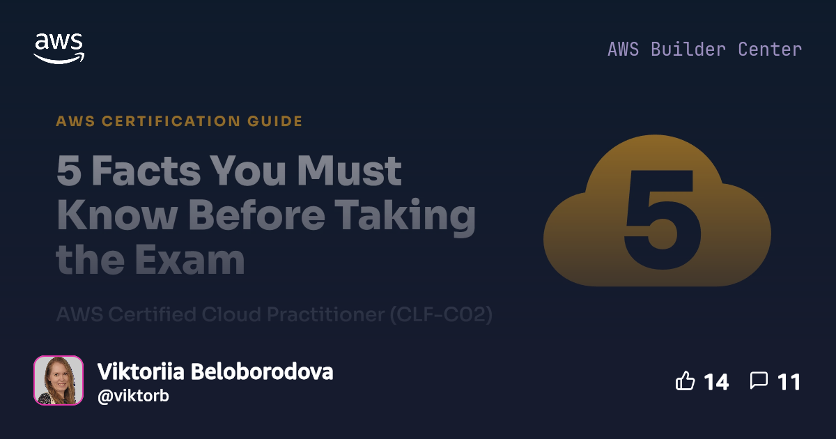 5 facts about the AWS Cloud Practitioner cert you must know before ...