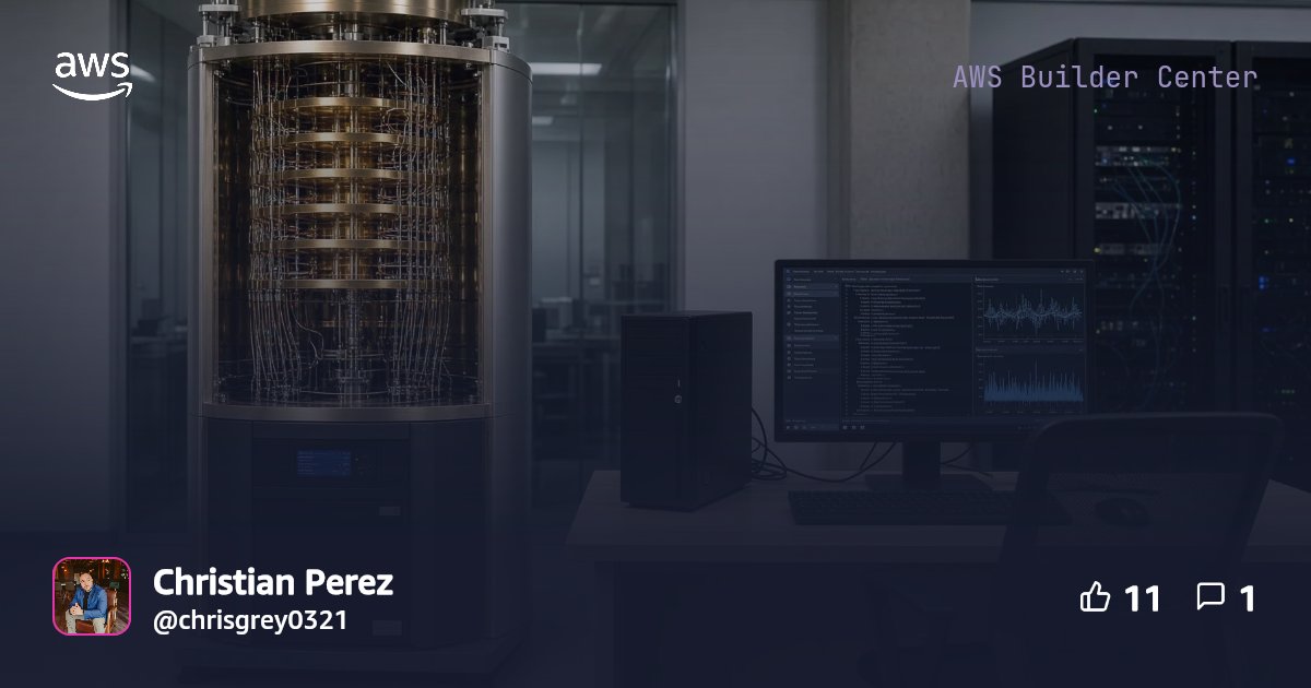 Teaching AI to Catch Quantum Errors | AWS Builder Center
