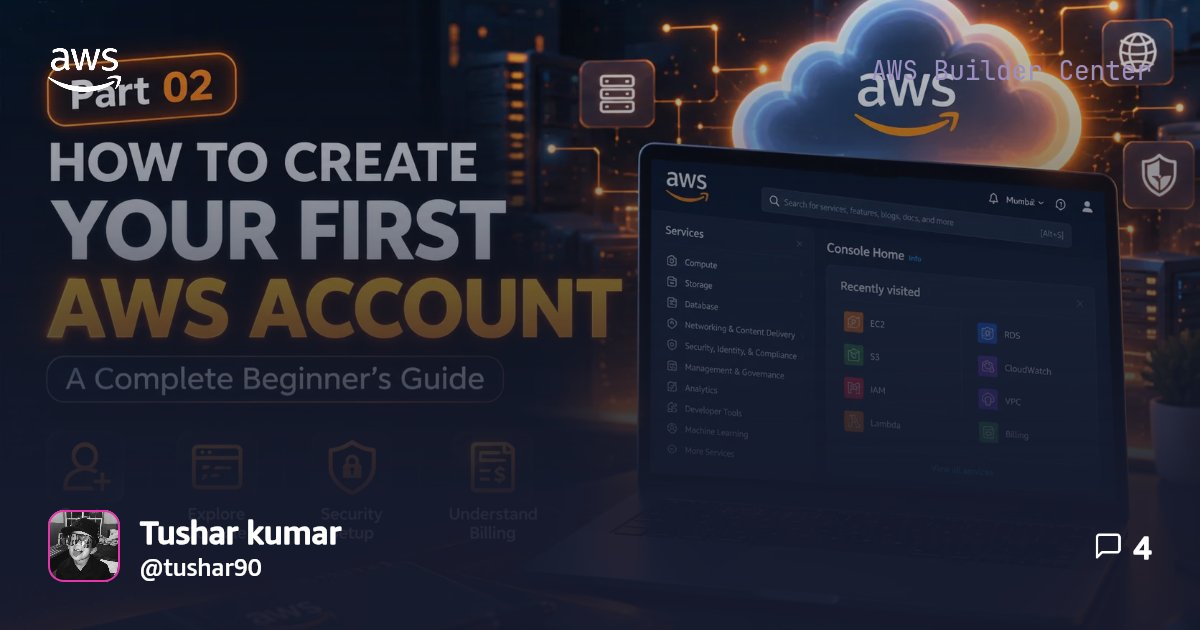 Part 02: How to Create Your First AWS Account – A Complete Beginner's ...